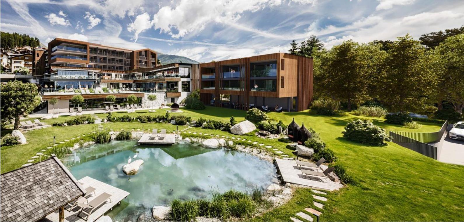 Sonnenberg Panorama Dolomites Wellbeing Hotel Maranza Buitenkant foto